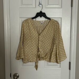 Lauren Conrad Polka Dot Blouse